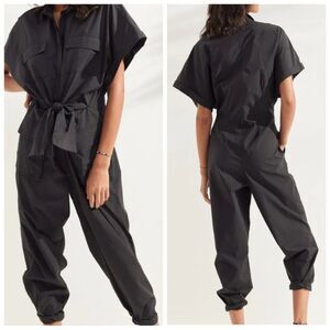 Unsubscribed Desert Jumpsuit Coveralls Womens Size 8 Tie Waist Relaxed